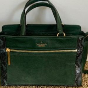 Kate ♠️ Spade Chatham Lane Harlan Snakeskin Trim